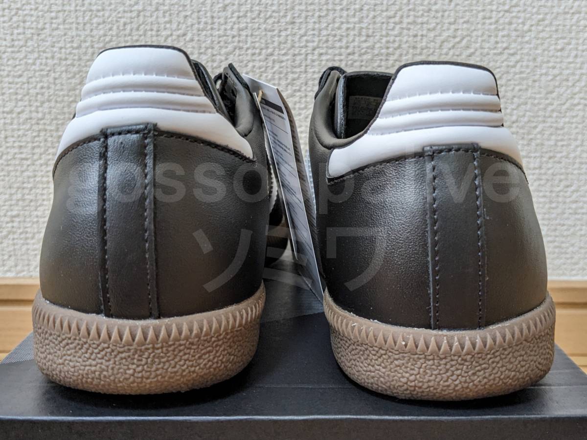 adidas SAMBA LEATHER CORE BLACK 24 5cm US6 5 019000 国内正規品