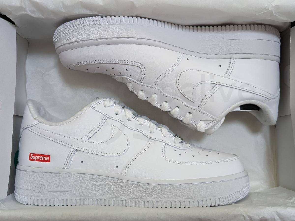 Supreme/Nike Air Force 1 Low White 24.0cm US6 CU9225-100 国内正規品 シュプリーム ナイキ  エアフォース ワン AF1 ロー ホワイト 白