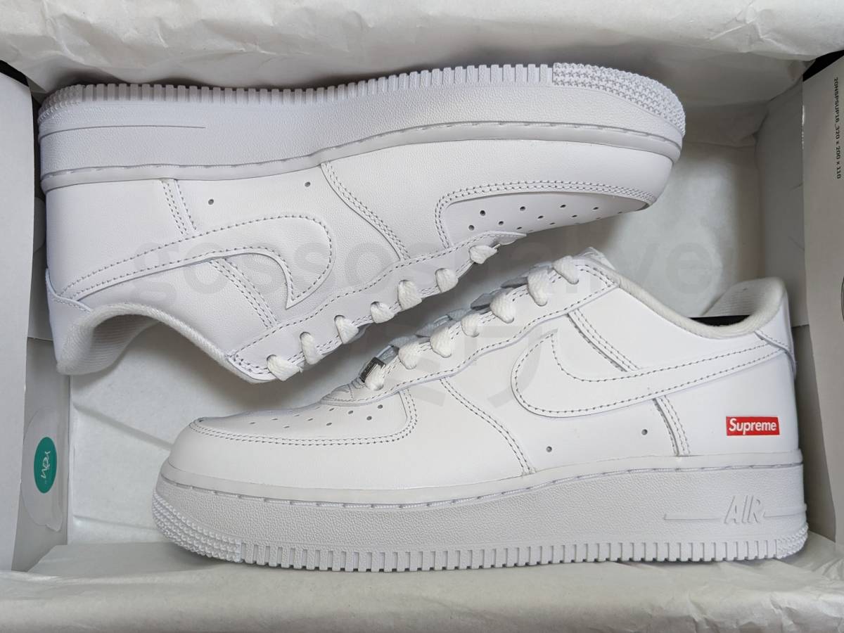 Supreme/Nike Air Force 1 Low White 24.0cm US6 CU9225-100 国内正規品 シュプリーム ナイキ  エアフォース ワン AF1 ロー ホワイト 白