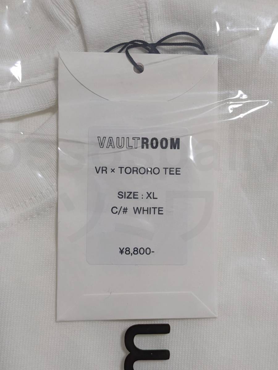 vaultroom 猫麦とろろ VR × TORORO TEE / WHT 新品