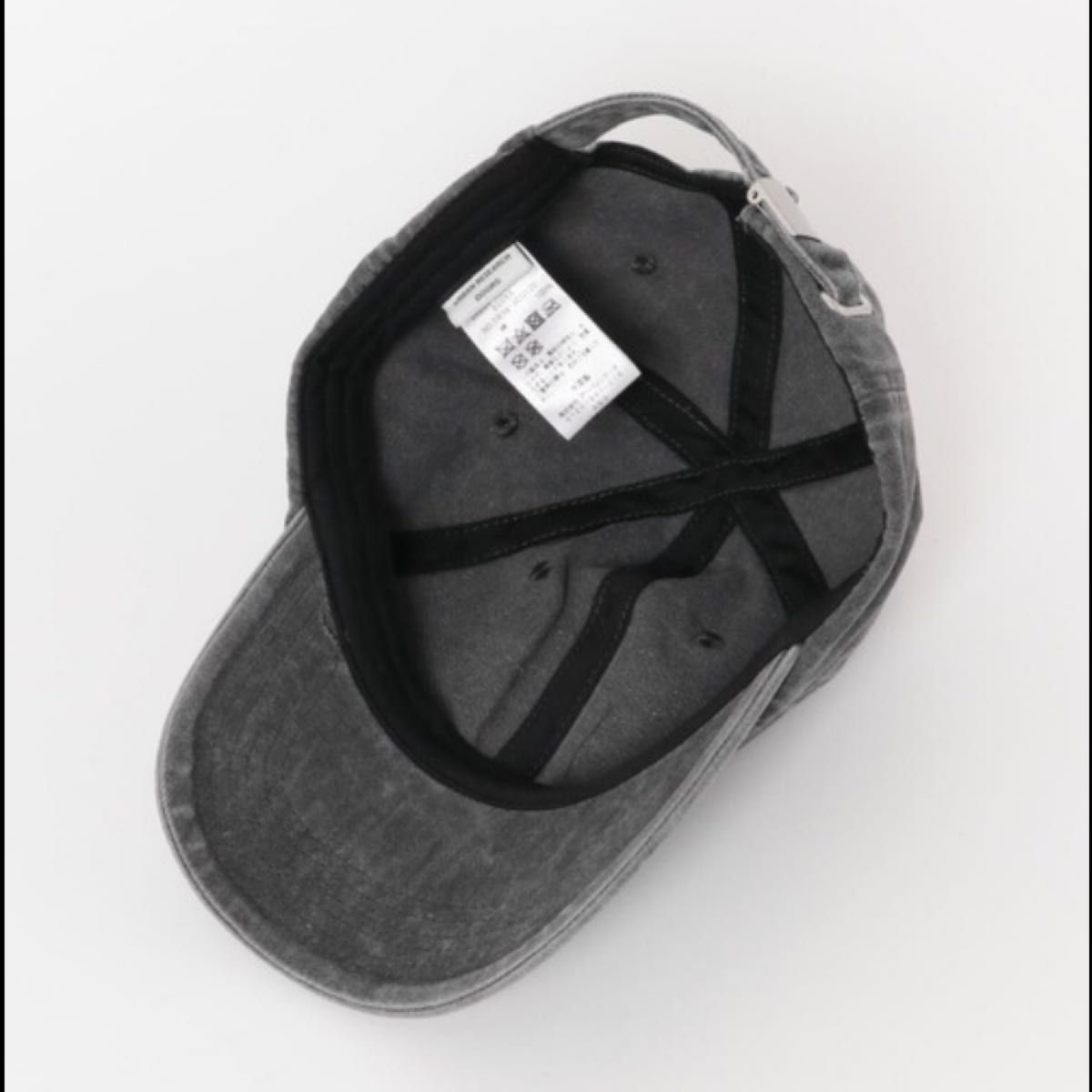 URBAN RESEARCH DOORS帽子 キャップ ピグメントキャップタグ付き　カラー　チャコールグレー