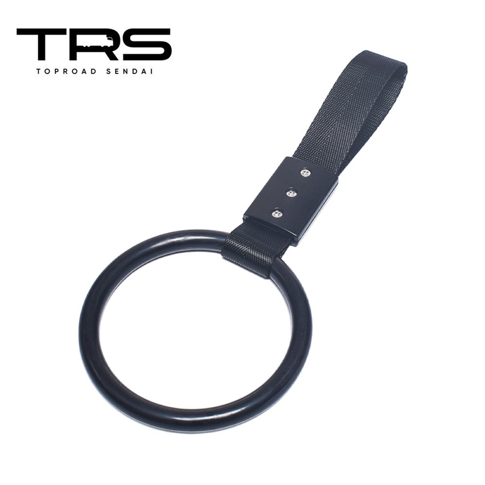 TRS 吊り輪 丸型 ブラック 380120_画像1