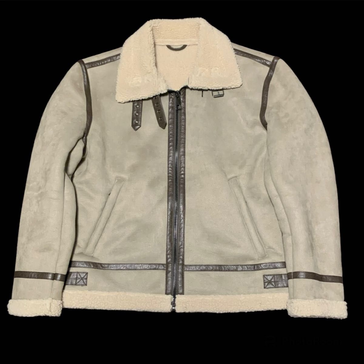 美品 ZARA ザラ FムートンB-3フライトジャケットM レア 大人気商品