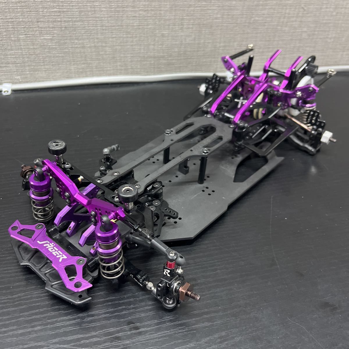 最安値で RC-ART イェーガー パープル 12.3反トルク 中古 シャーシ