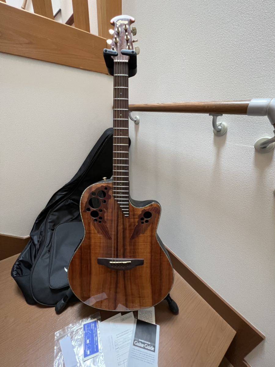 OVATION オベーション　エレアコ　Ovation CE44P-FKOA　エレクトリックアコースティックギター_画像1