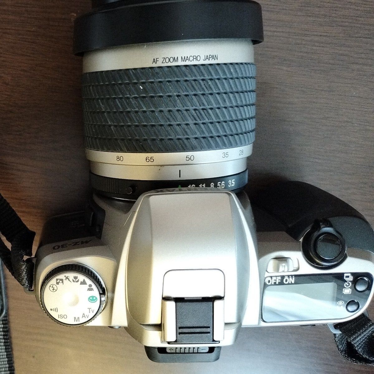 フィルムカメラ　PENTAX　ＭZ-30 一眼レフカメラ 　バッグ付　付属レンズ2本　三脚付