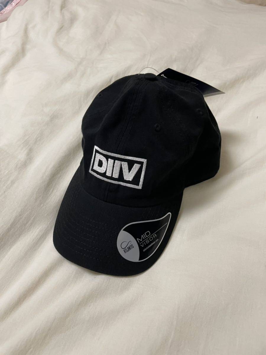 DIIV 新品 ベースボールキャップ 帽子 cap 黒 ダイブ バンドtシャツ nirvana ビンテージ ニルバーナ ride ブラック セントマイケル 公式