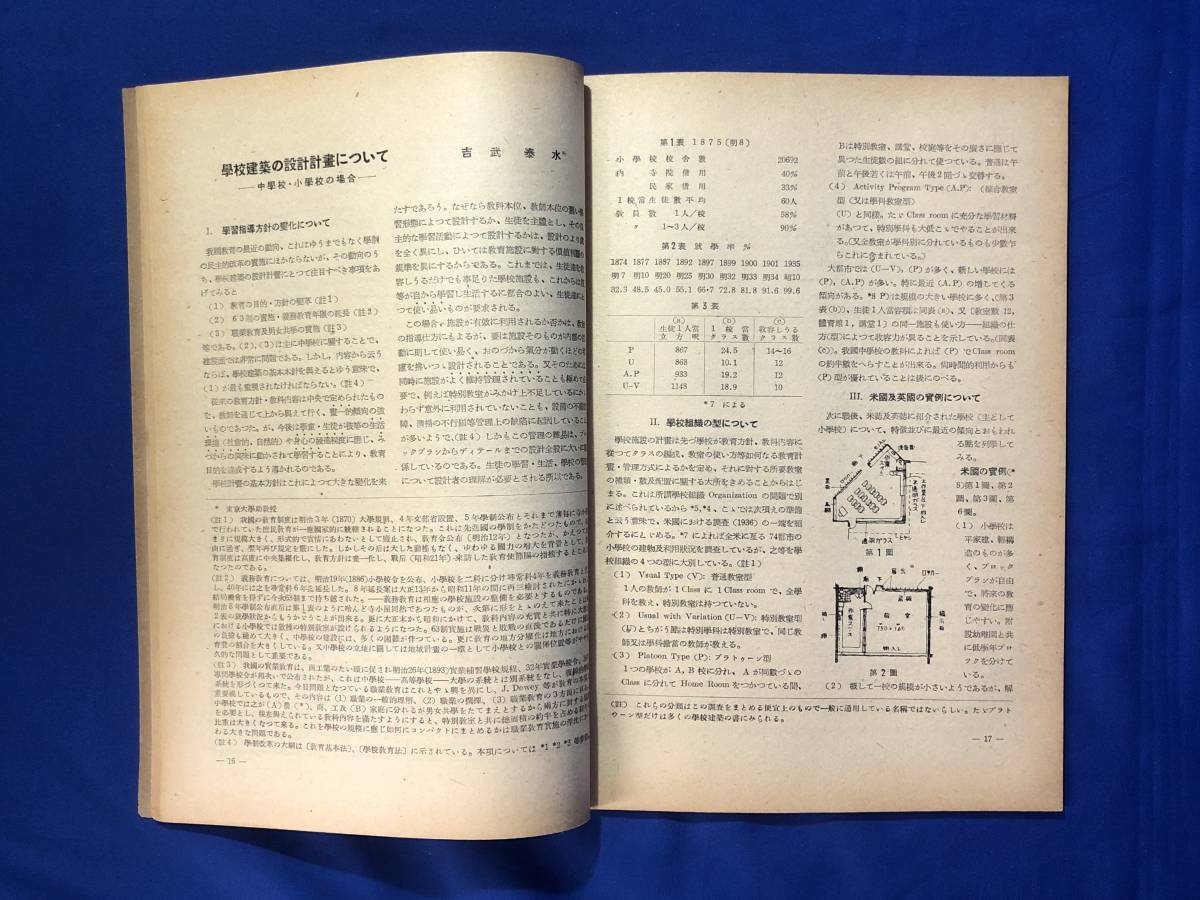CJ697ア●建築雑誌 昭和25年6月 763号 日本建築学会 学校建築の設計計画/鋼筋コンクリート造モデルスクール_画像2