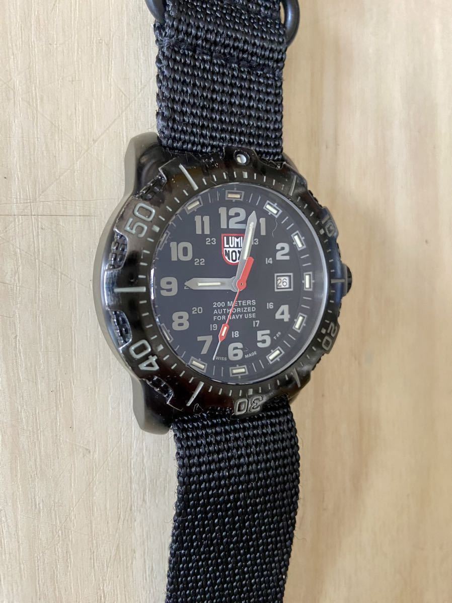 LUMINOX Ref.4221CW ネイビーシールズ AUTHORIZED FOR NAVY USE(ANU) 4220 SERIES 中古良品 ルミノックス ミリタリーウォッチ 生産終了品の画像1