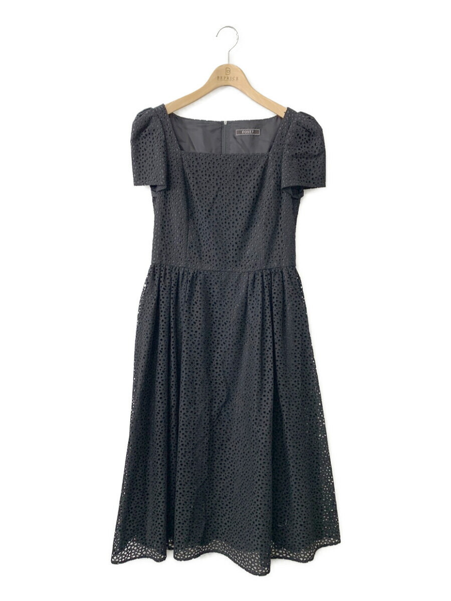 満点の ワンピース フォクシーブティック Dress 40 半袖 総柄 カット