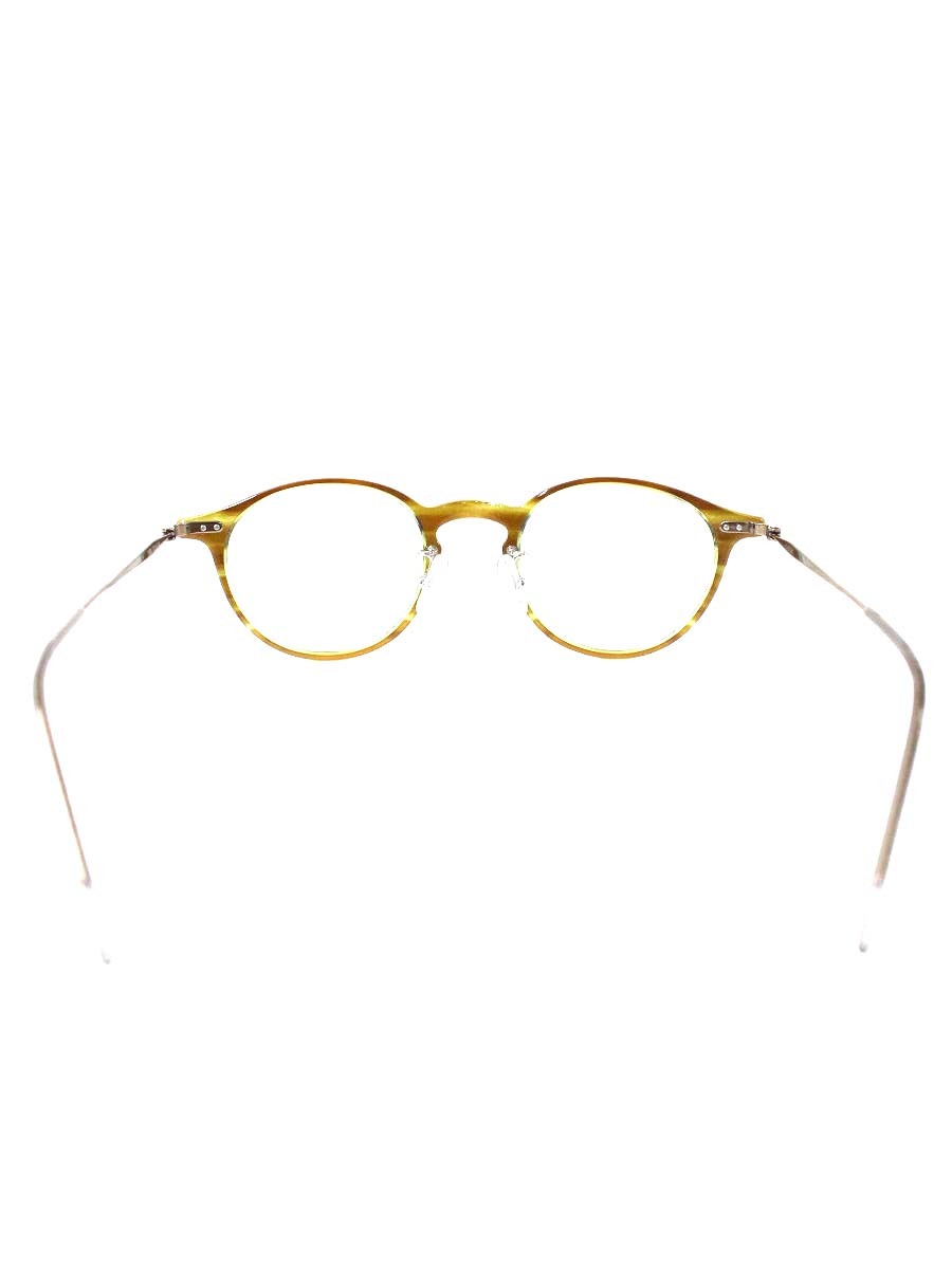 金子眼鏡 メガネ チタニウム　ボストンフレーム　フルリム 総柄_画像8