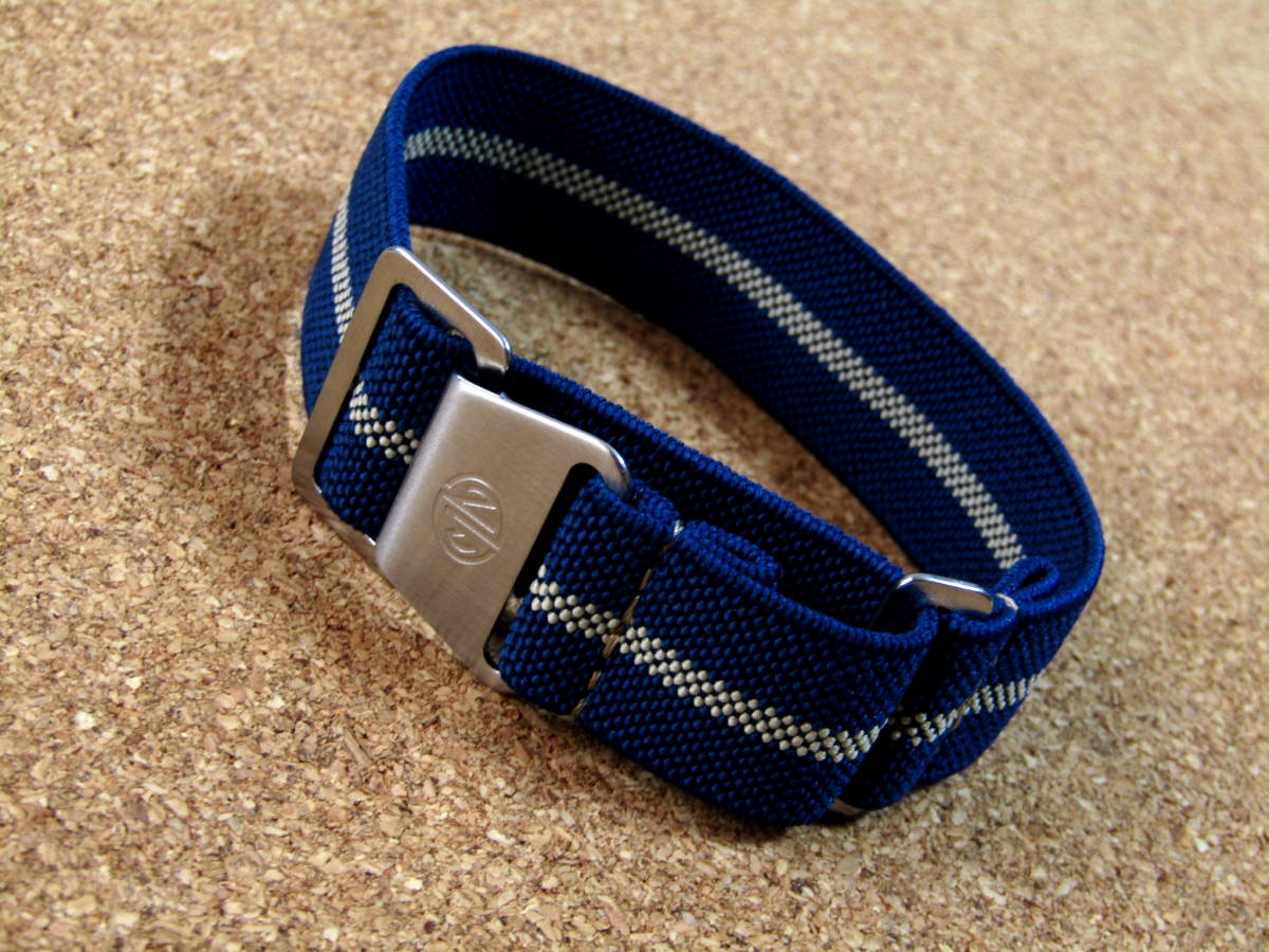 MARINE-NATIONALE/MN-STRAP！NAVY & KHAKI THICK-STRIPE 20MM！MNストラップ！※ネコポス発送で送料無料 の画像8