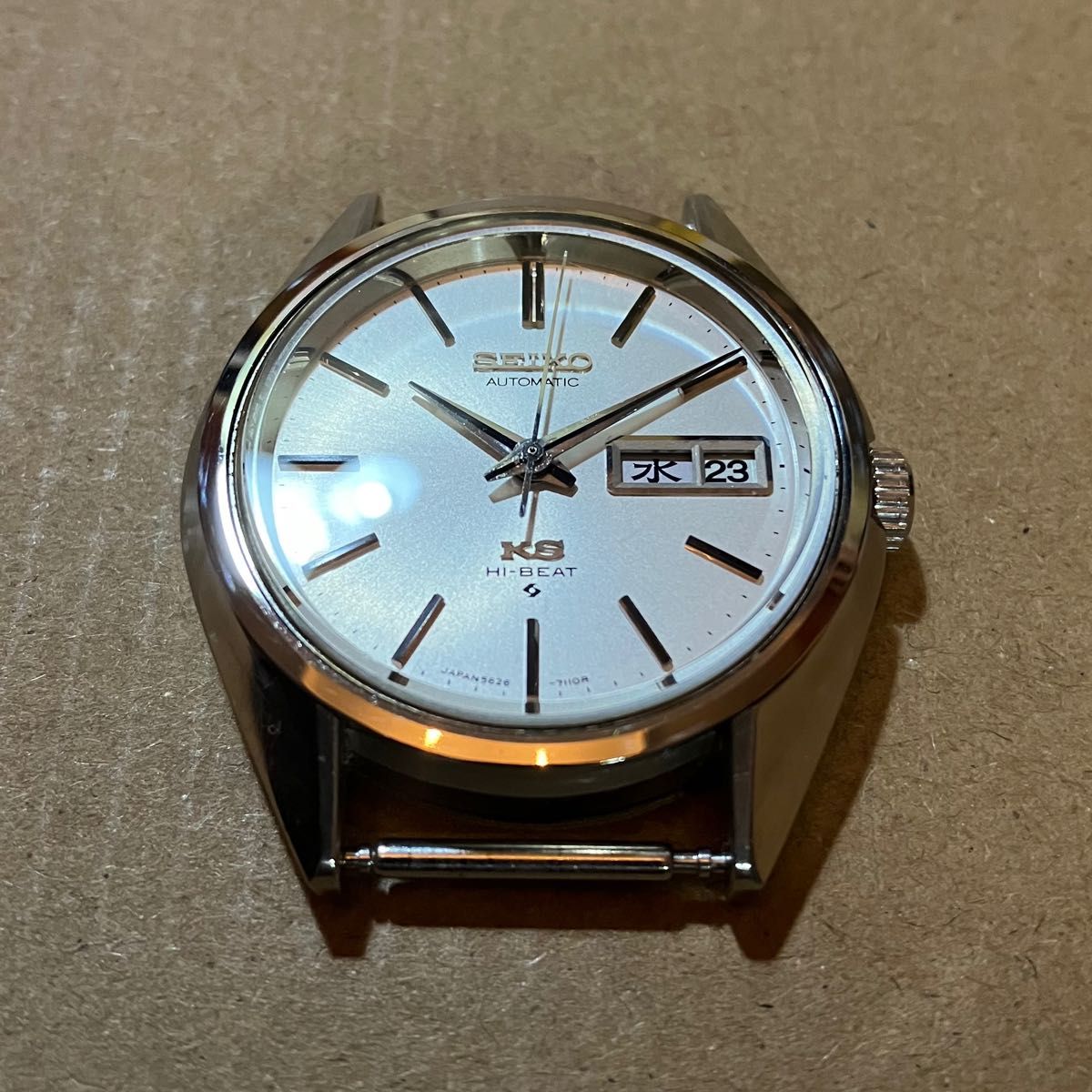 KING SEIKO キングセイコー 5626-7111 自動巻き シルバー文字盤 中古品