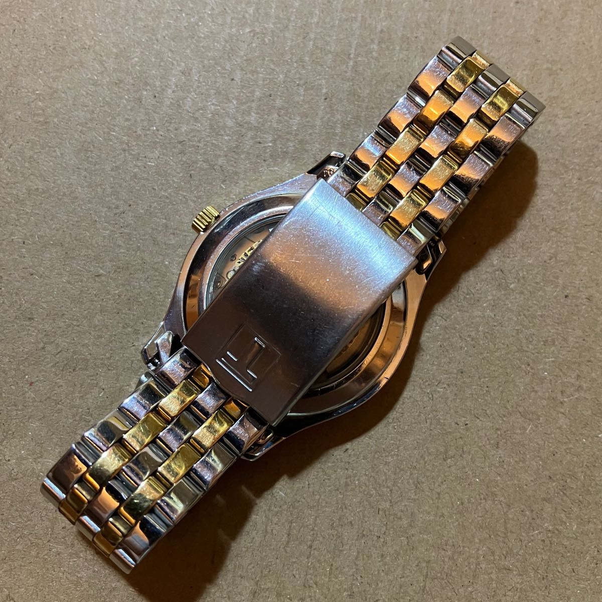 TISSOT ティソ PR50 コンビ 自動巻き ゴールド文字盤 中古品 TISSOT ティソ PR50 コンビ 自動巻き ゴールド文字盤 中古品