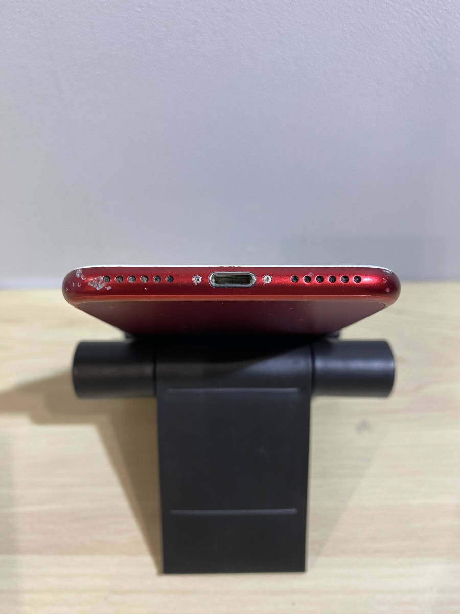 中古/SIMロック解除済】iPhone 7 128GB プロダクトレッド KDDI 判定