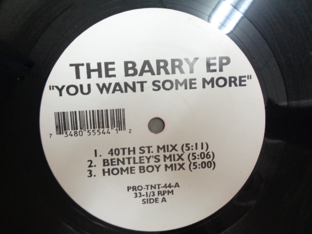 THE BARRY EP/YOU WANT SOME MORE/4769_画像1