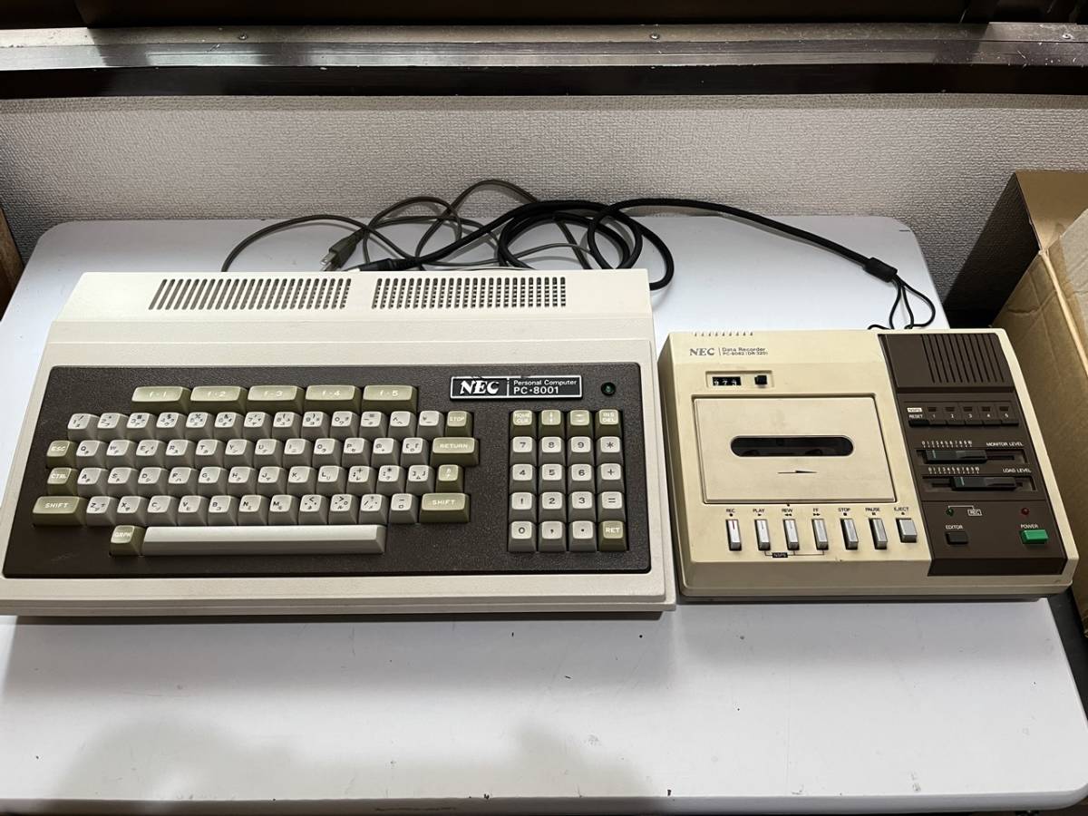 NEC PC-8001 起動OK レトロパソコン コンピュータ データレコーダPC