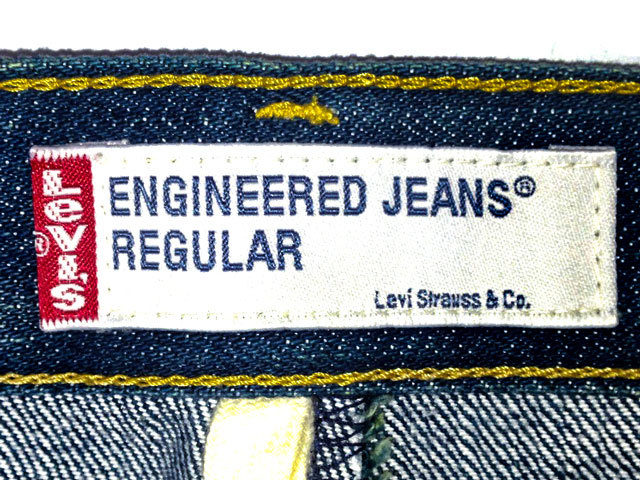 即決★リーバイス00001-07★W30 エンジニアード ジーンズ Levis ENGINEERED メンズ 立体裁断 レギュラー 日本製 デニム ジーパン_画像7