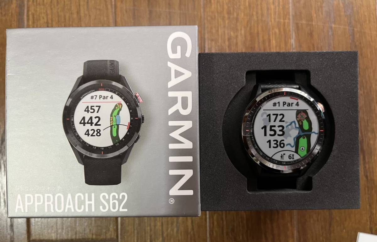 大割引 【中古品】GARMIN ガーミン 【ゴルフGPSスマートウォッチ】 S62