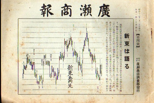 ★広瀬商報　昭和12年 /第四号/投資報国の絶好機・「問題株の研究」-日満アルミ株.他★　(管-46b)_画像1