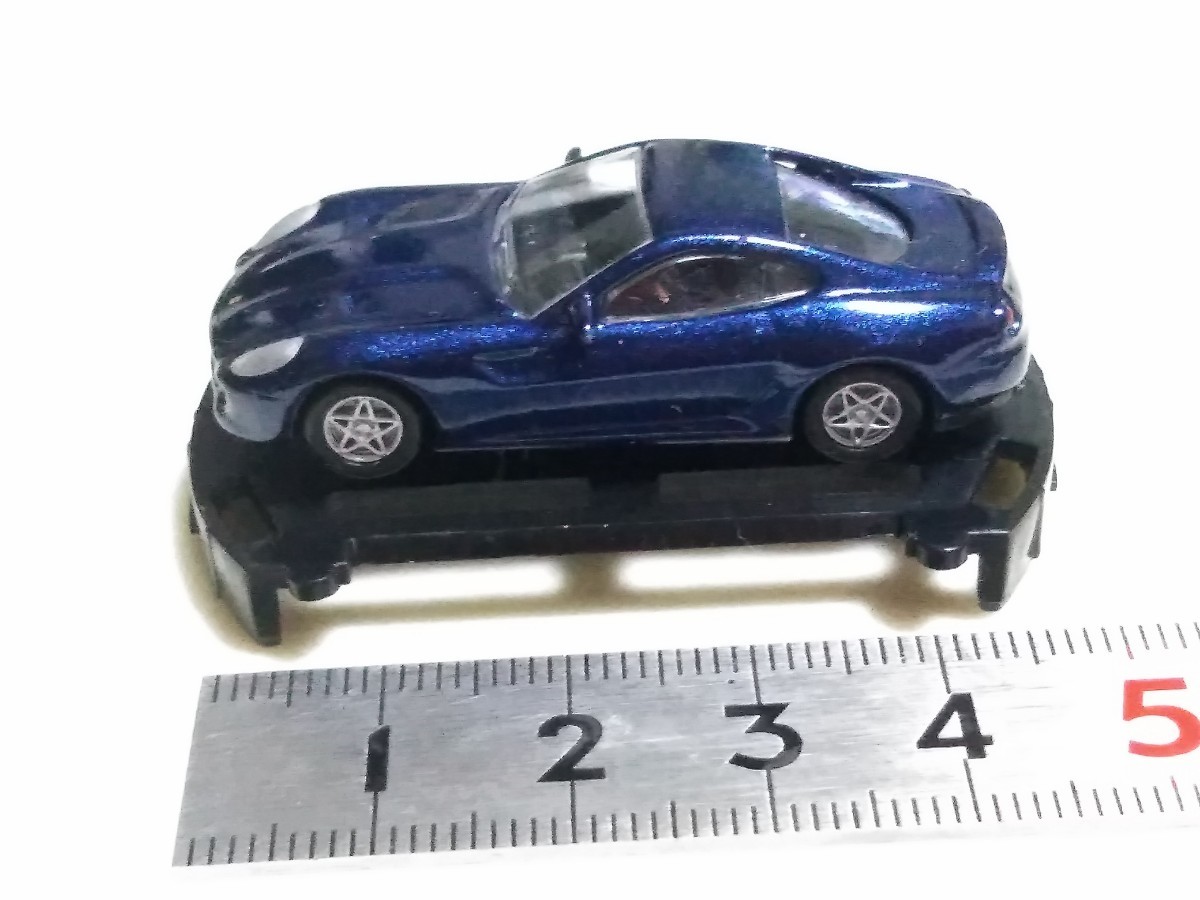 送料２００円〜京商1/100　フェラーリミニカー 　599GTB ブルーメタリック　サークルＫサンクス　５９３３２４１９_画像1