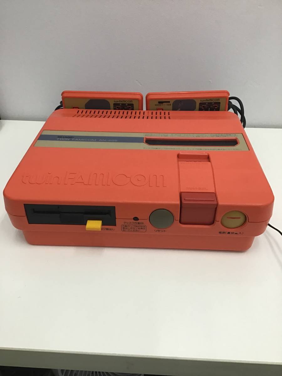 シャープ ツインファミコン本体 AN-505-RD 赤 後期型 ファミコン FC
