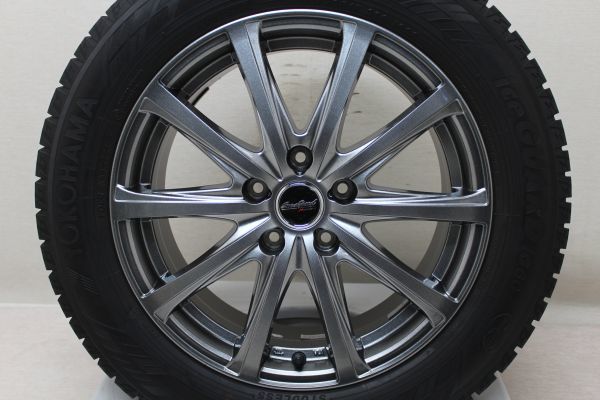 ヨコハマ アイスガード iG60 215/60R17 2020年製 17インチ スタッドレス ホイール 中古 C-HR エルグランド CX-30 MX-30_画像3