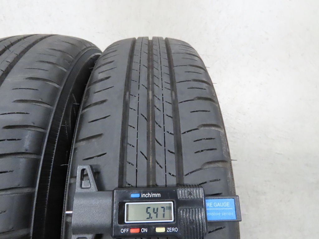 バリ溝 ダイハツ タント カスタム 純正 155/65R14 ダンロップ EC300+ 4.5J +45 PCD100 4穴 ムーヴ ウェイク LA650S_画像5