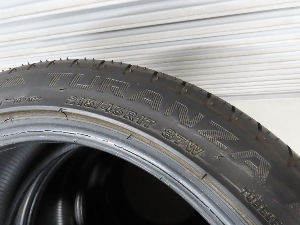 納車外し ブリヂストン 215/45R17 トランザ T002 BRIDGESTONE 2020年製造 4本_画像10