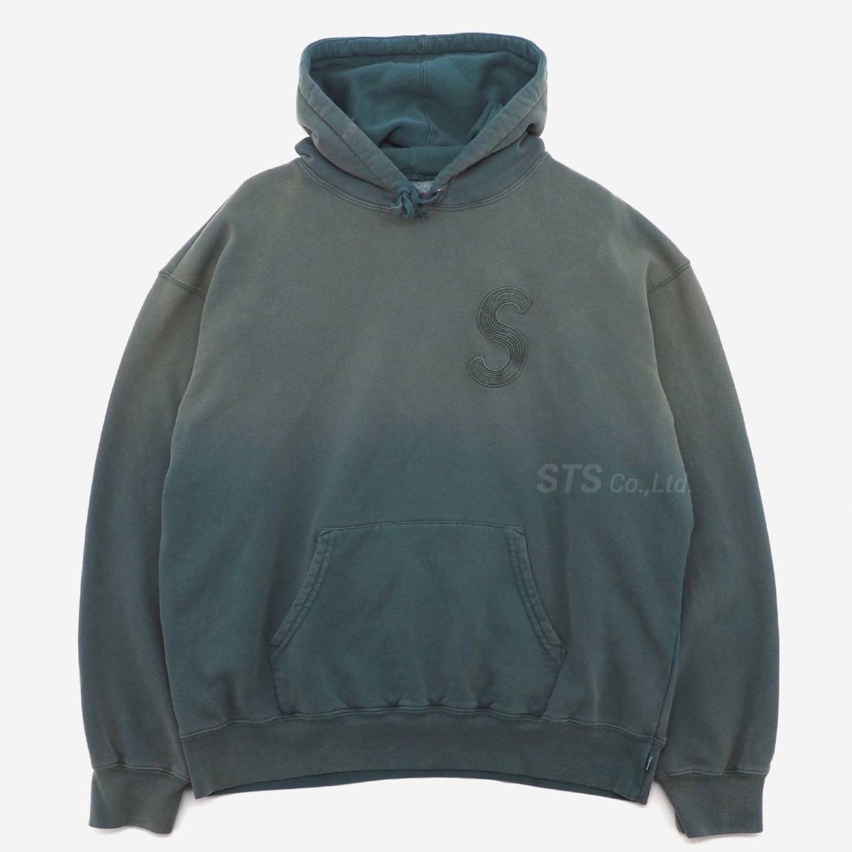 Supreme - Overdyed S Logo Hooded Sweatshirt ティールL