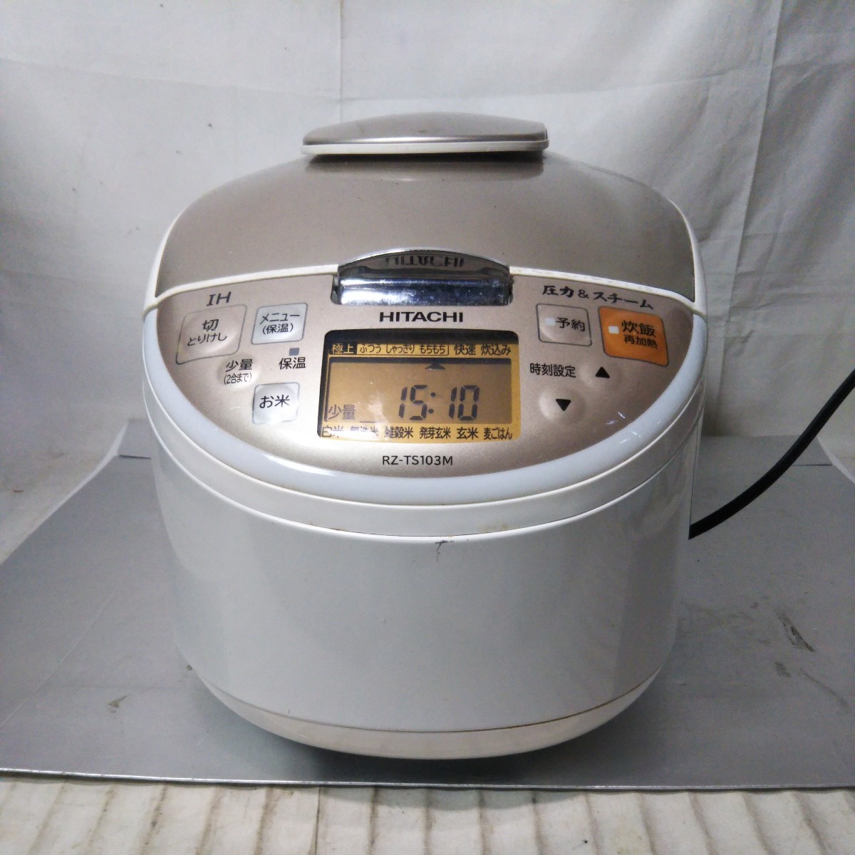 送料無料(３M2441)HITACHI　日立　炊飯器　RZ-TS103M　１９年製