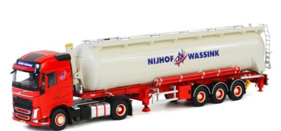 人気商品！】 1/50 WSI ボルボ 01-1586 Nijwa 4x2 FH4 建設車両、作業