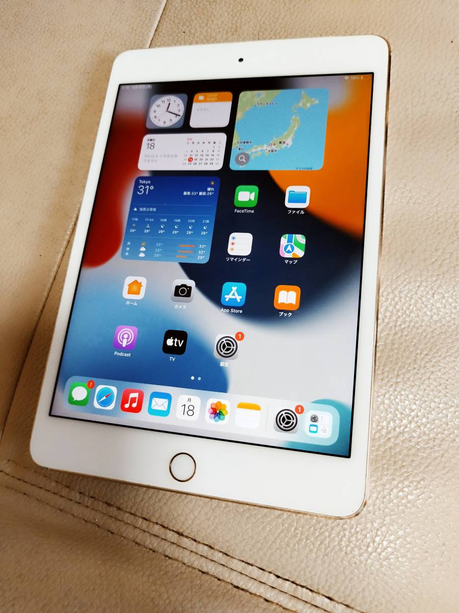 【SIMロック解除済】iPad mini 4 MK752J/A(A1550) 64GB　DOCOMO