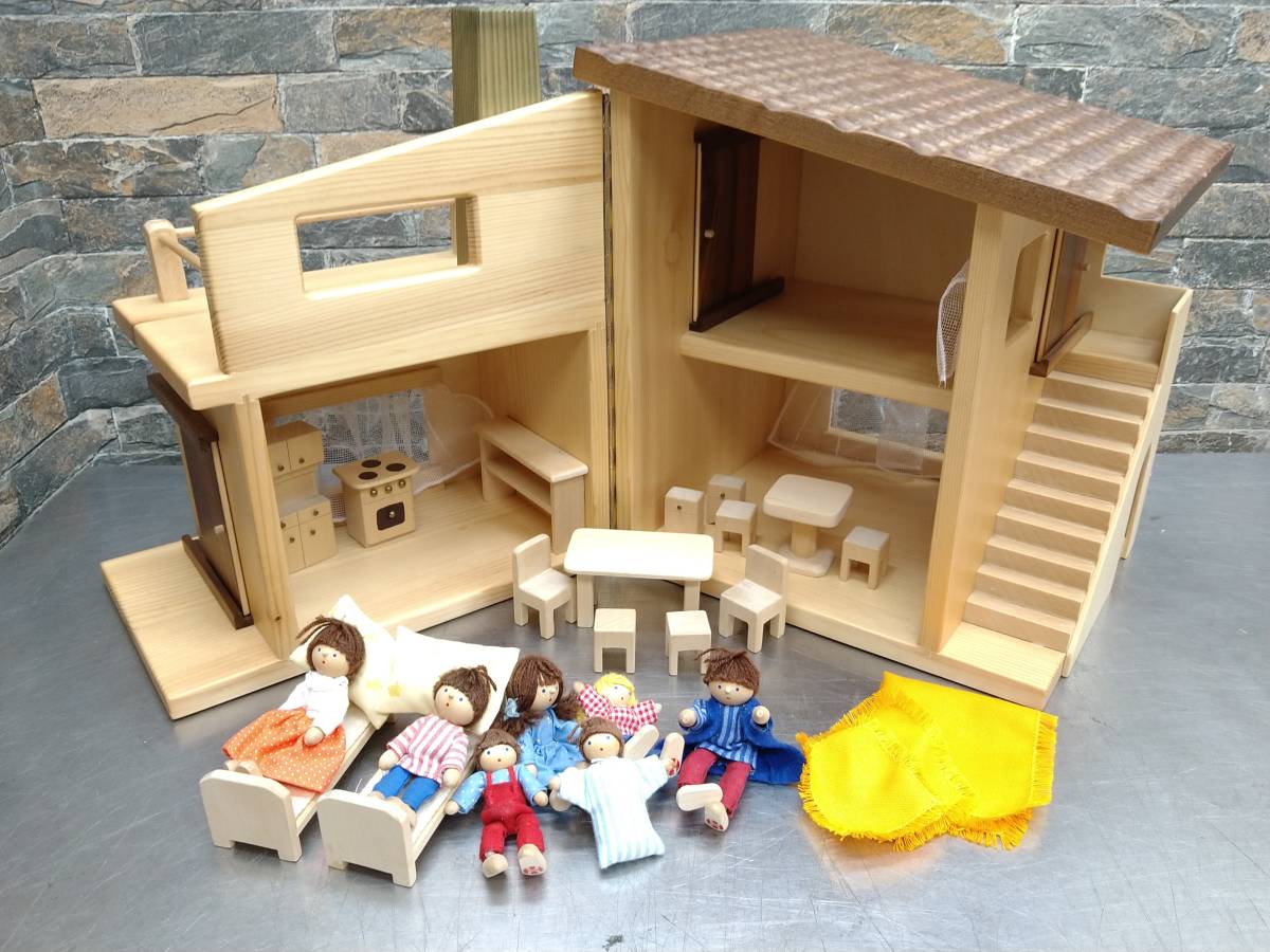 話題の行列 ♪♪h159-1 Decor ♪♪ おもちゃ 家具 人形 木製 開閉式 ドールハウス デコア社 ドールハウス