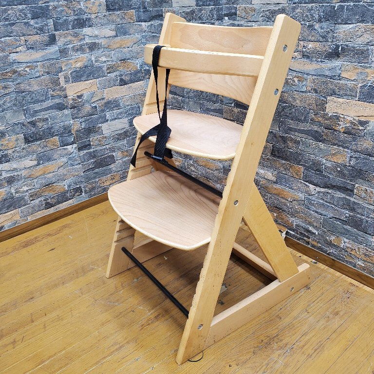 !!i001- one owner - Yamaha i chair baby chair wooden dining chair height adjustment baby goods for baby present condition!!