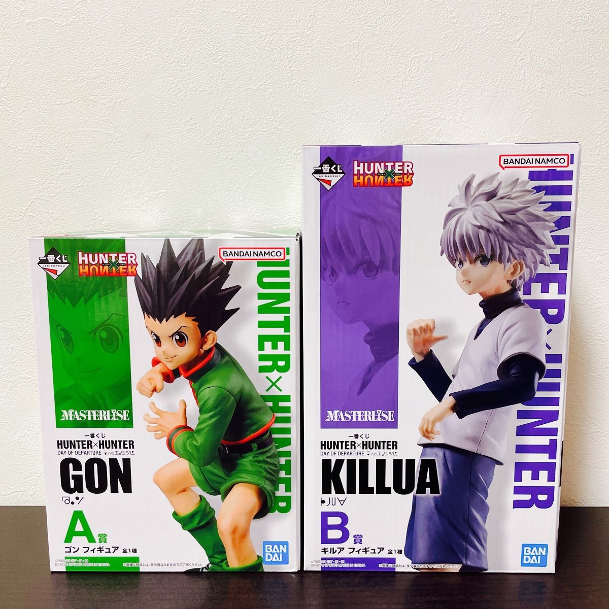 一番くじ HUNTER×HUNTER A賞 ゴン B賞 キルア フィギュア 2点セット