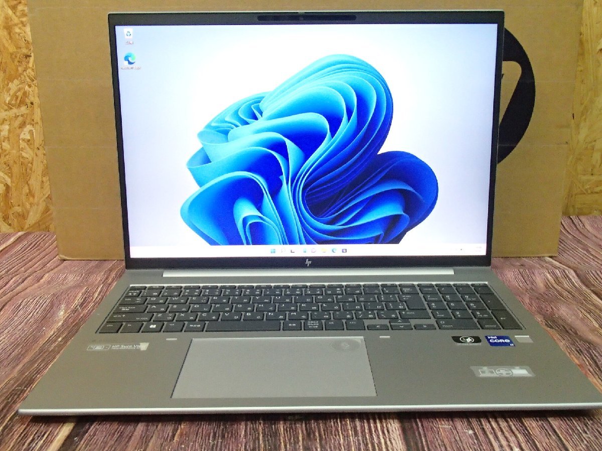 ワークステーション HP ZBook Firefly G9 Windows11 展示美品 Core i7-1255U メモリ32GB SSD512GB 16型WUXGA NVIDIA T550_画像4