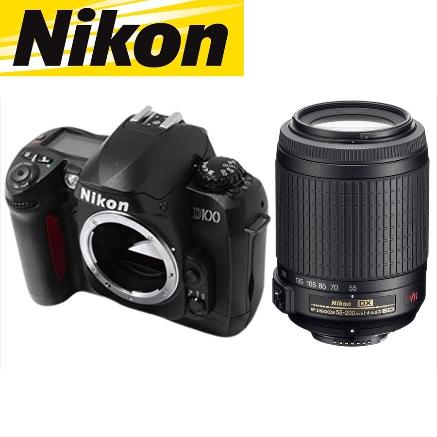 Nikon Nikon D100 AF-S 55-200 мм VR-телеобъектив