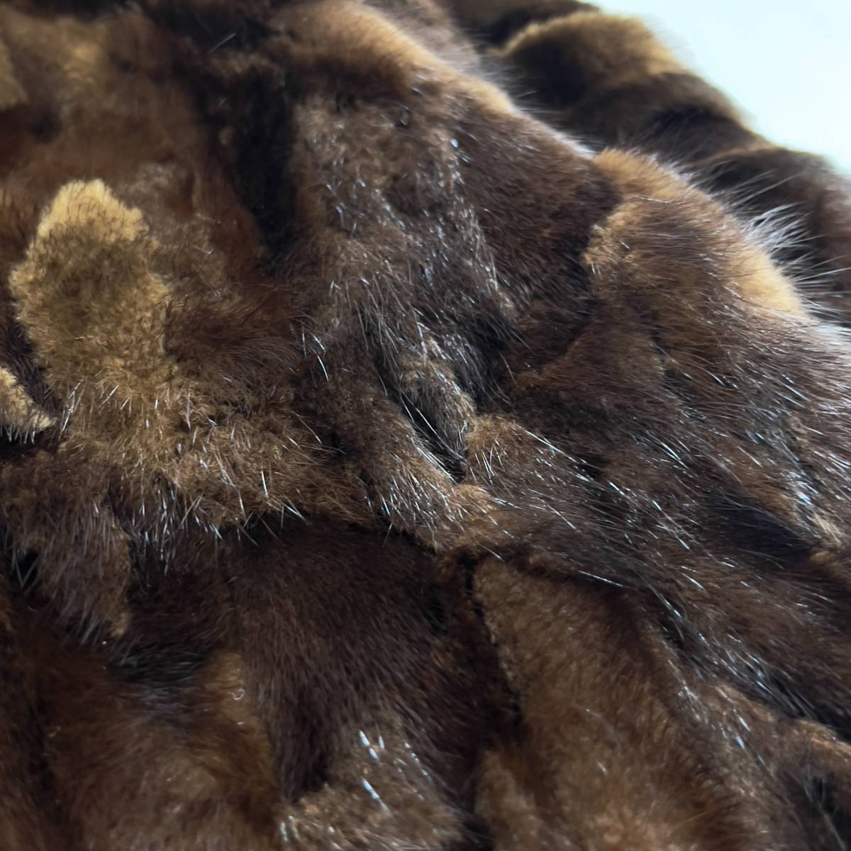 ◆STUNNING LURE スタニングルアー 参考価格16万 MINK FUR COAT ミンク コート デザインミンク アウター ジャケット 毛皮_画像8