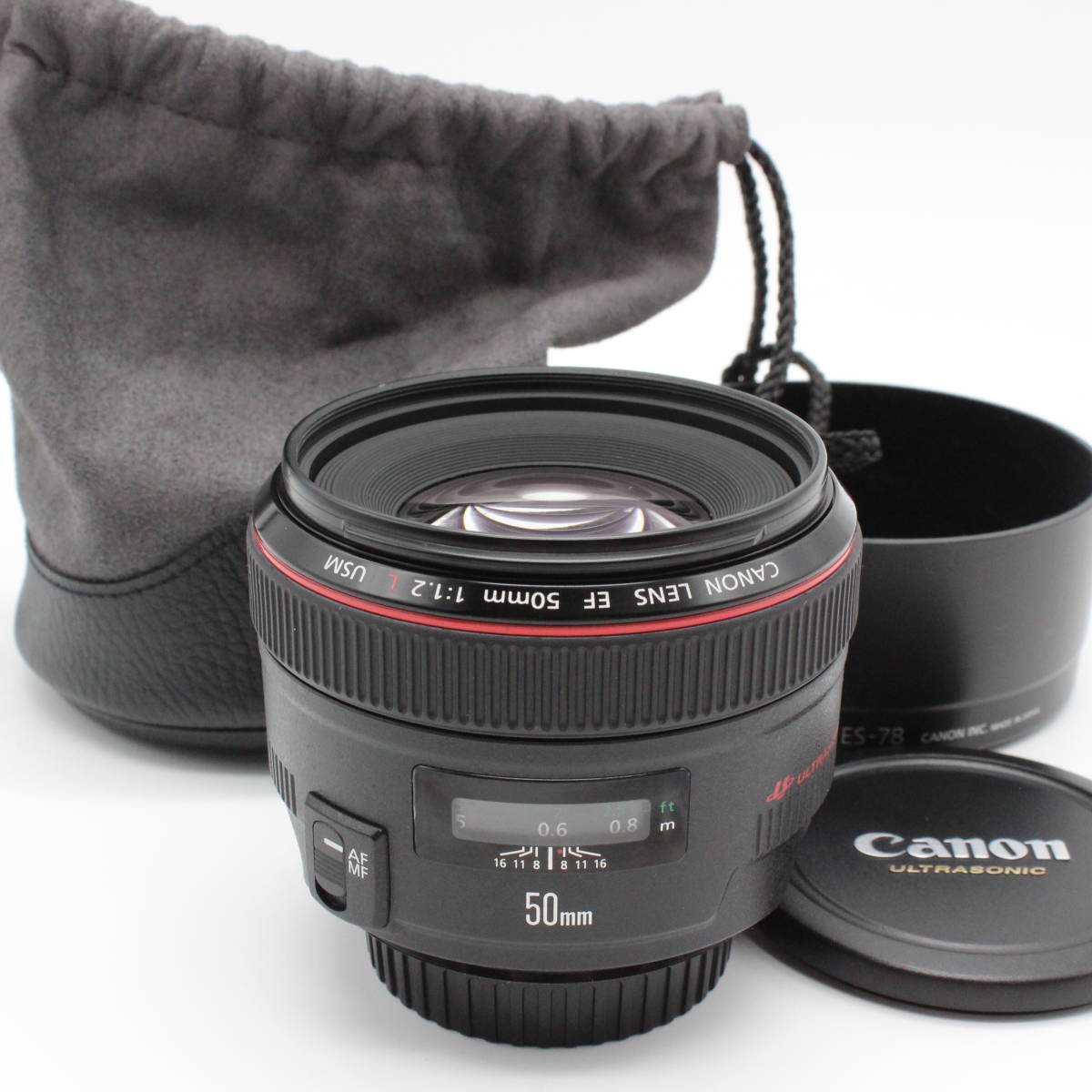 ■ほぼ新品■ CANON Canon 単焦点標準レンズ EF50mm F1.2L USM フルサイズ対応#10125
