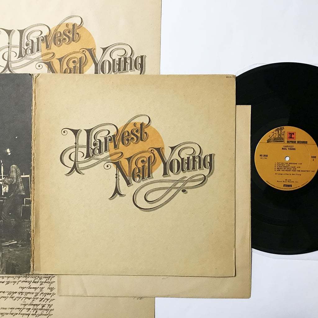 US ORIG LP■Neil Young■Harvest■Reprise ザラ紙インナー・スリーヴ/ポスター付 アメリカ盤 オリジナル ステレオ【試聴できます】_画像1