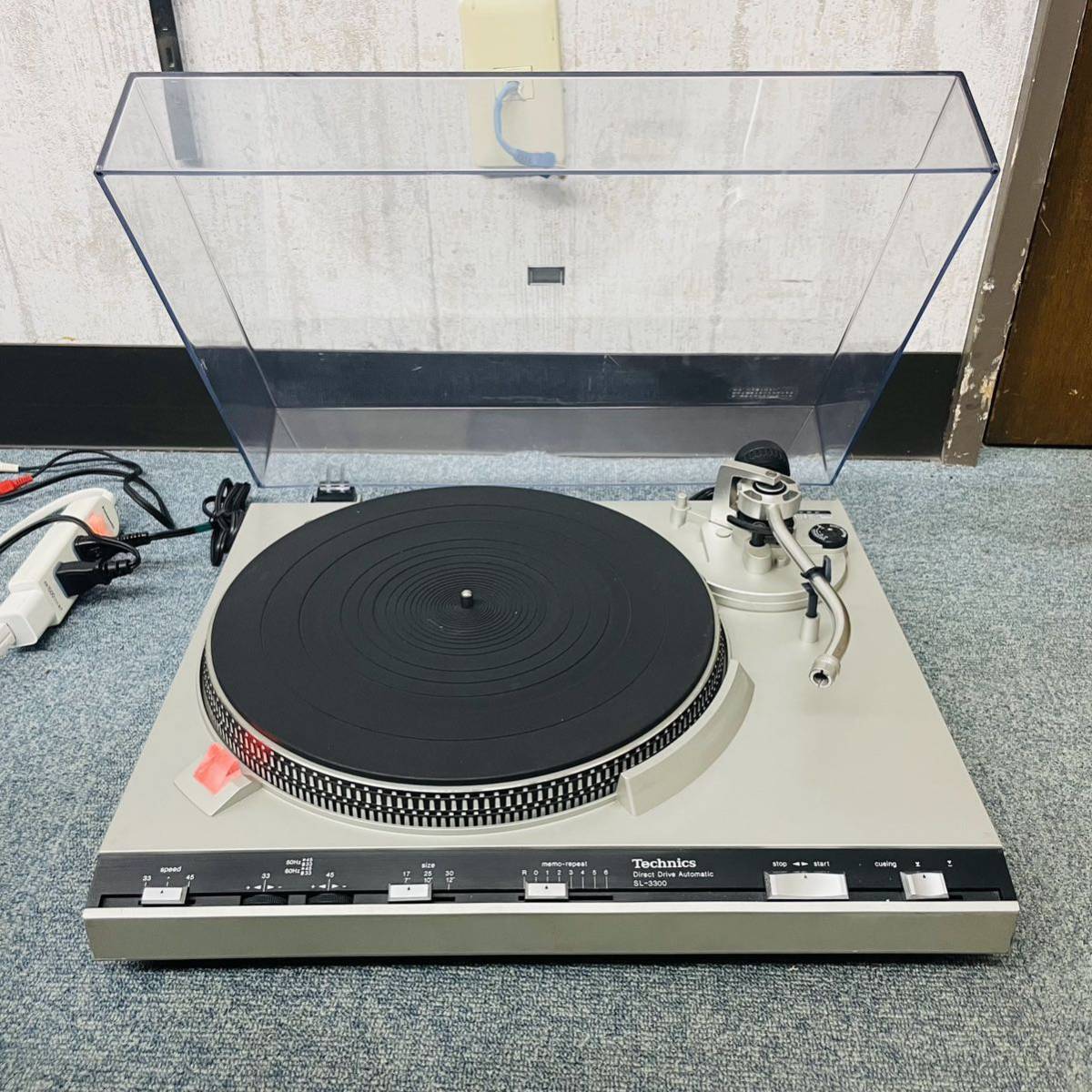 ジャンク Technics SL-3300 テクニクス ターンテーブル レコード