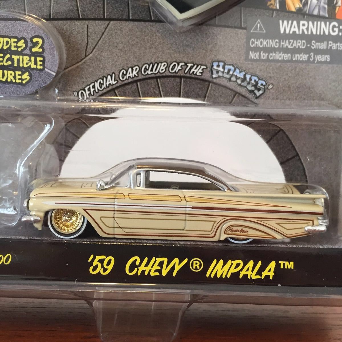 1 jpy start!! Jada Toys 1/64 homies HOMIE Rollerz '59 CHEVY IMPALA Impala Homy Homy z minicar figure none 