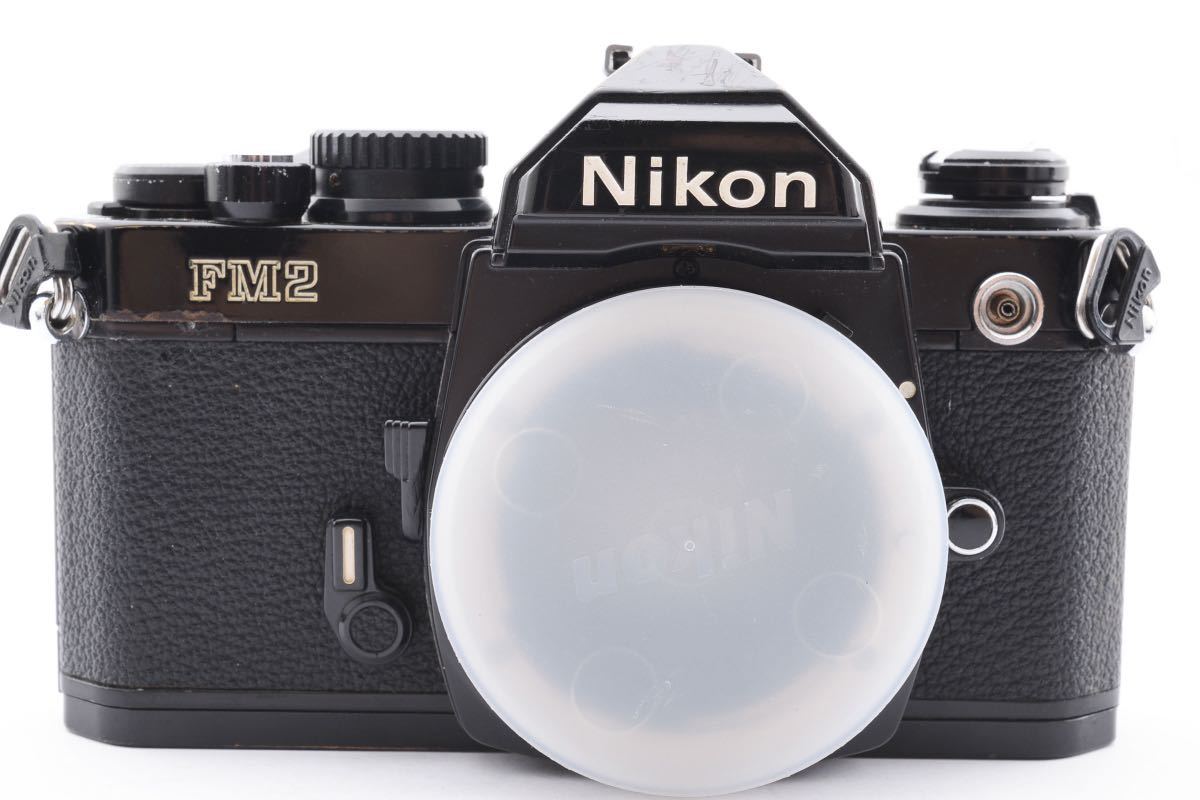 1円～美品＊ニコン NIKON NEW FM2 ブラック ボディ ボディキャップ付