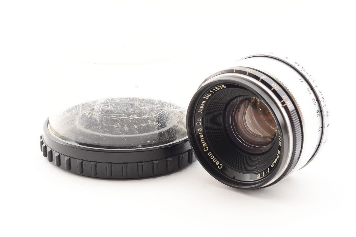 ホットセール レンズ キヤノン F1.8 35mm LENS レアケース付＊美品