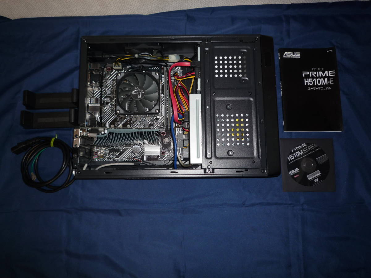 消費税無し ASUS 自作機 MB:PRIME H510M-E CPU:i3-10100F 3.6GHz