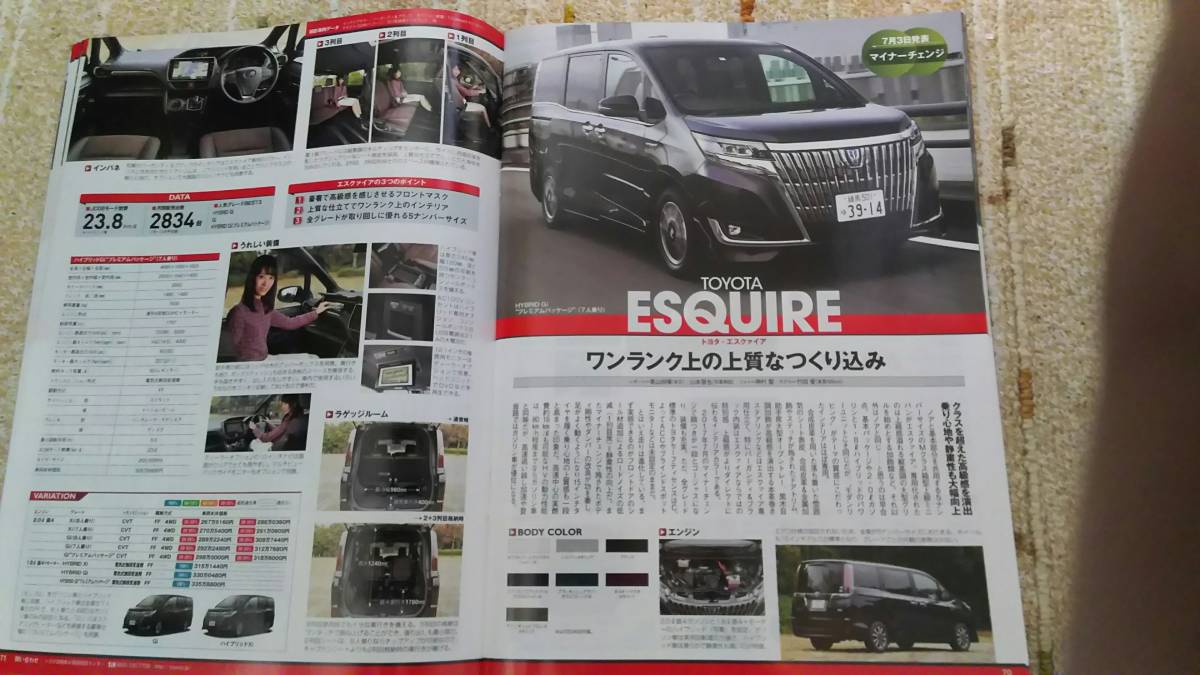 国産 新型車 YEAR BOOK 2018 モータファン 軽自動車 ミニバン SUV スーパースポーツ _画像8