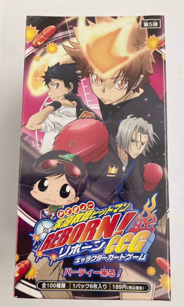  Katekyo Hitman REBORN! Reborn CCG герой карты BOX no. 5. новый товар не использовался нераспечатанный box небо . Akira Jump Shueisha 