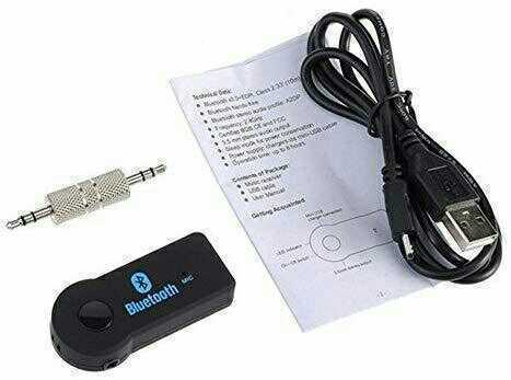 * new goods unused * free shipping * in-vehicle audio receiver FM transmitter Bluetooth hands free AUX terminal speaker earphone 