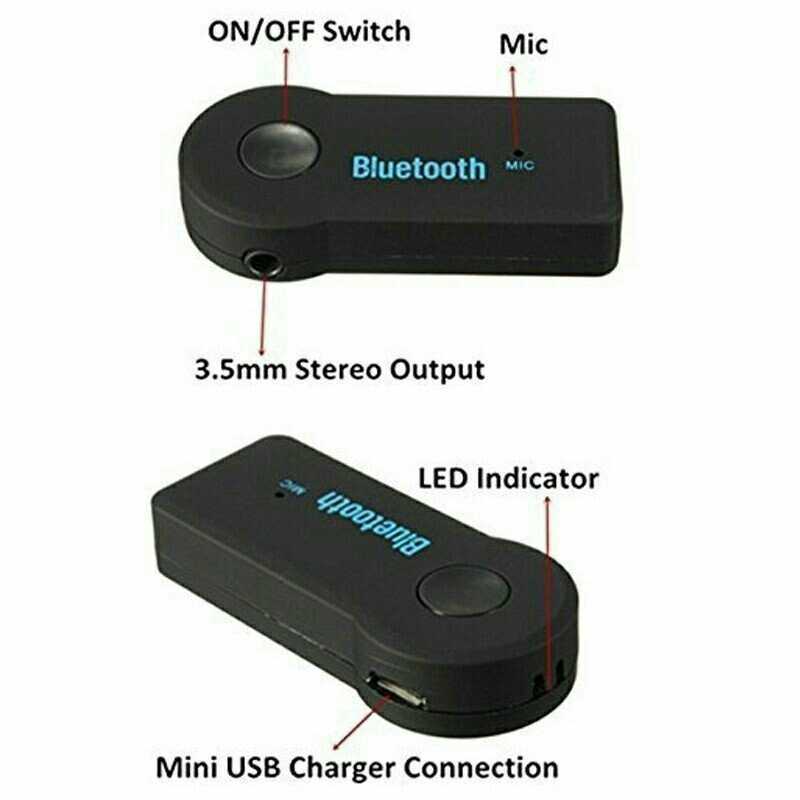 * new goods unused * free shipping * in-vehicle audio receiver FM transmitter Bluetooth hands free AUX terminal speaker earphone 